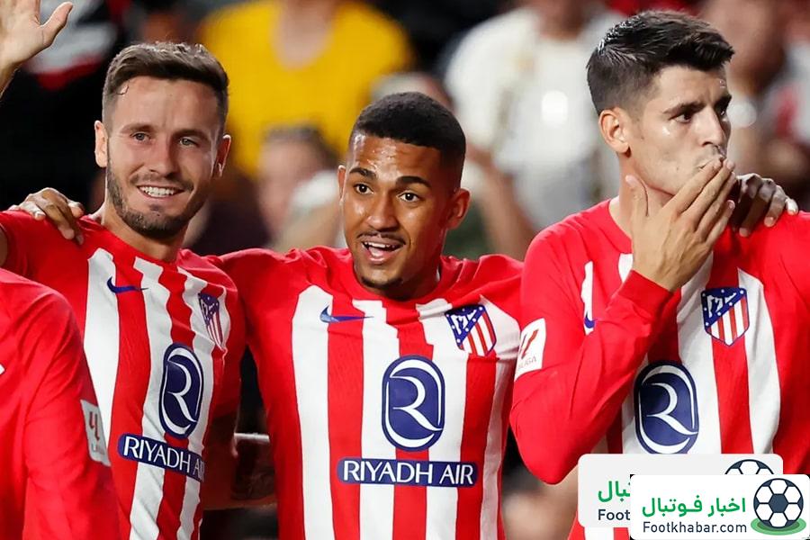 جشنواره گل اتلتیک مادرید مقابل رایو وایکانو