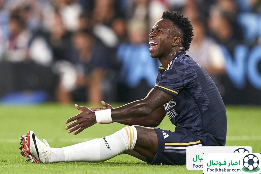 رئال مادرید مصدومیت وینیسیوس جونیور را تایید کرد