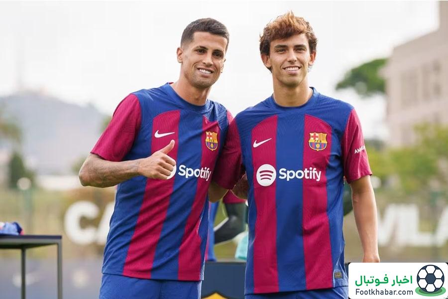 ژائو کانسلو و ژائو فلیکس اولین بازی های خود با پیراهن بارسلونا
