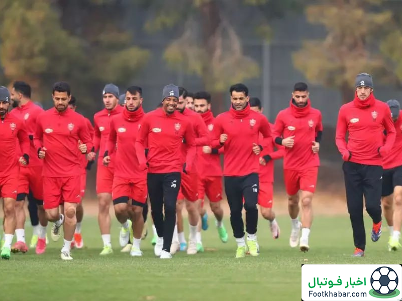 کری‌خوانی و ژست پیروزی در تمرین پرسپولیس (عکس)