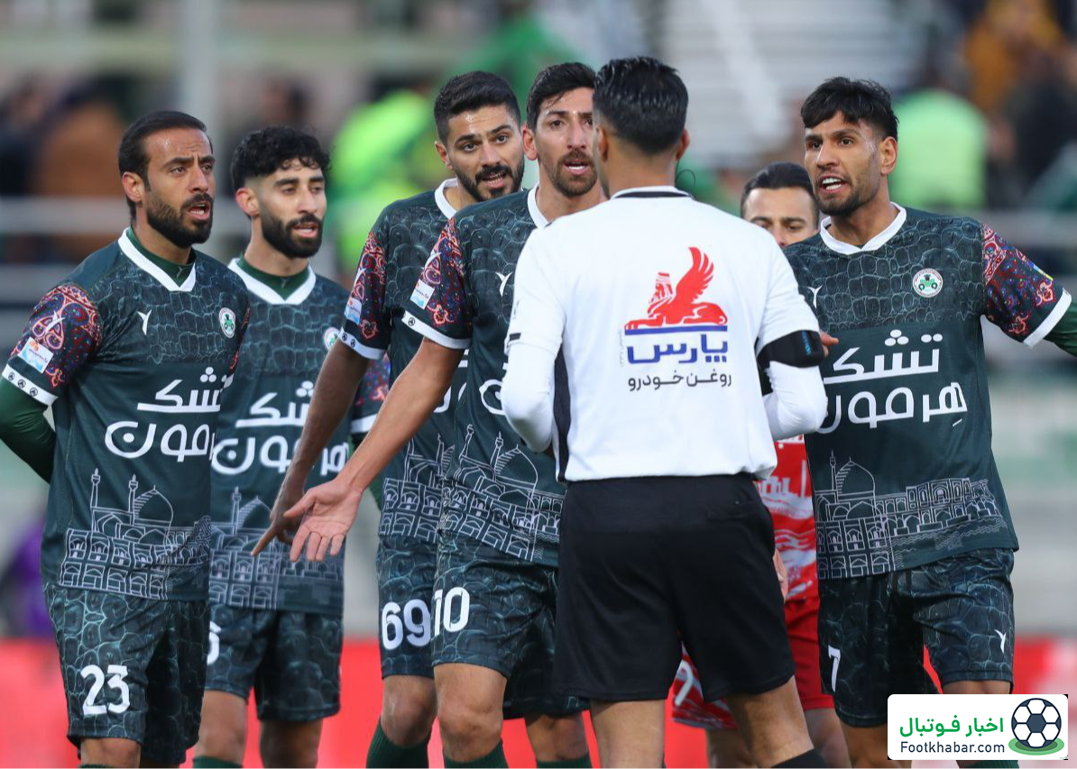 ریز مکالمات داور ذوبآهن-پرسپولیس با داور VAR