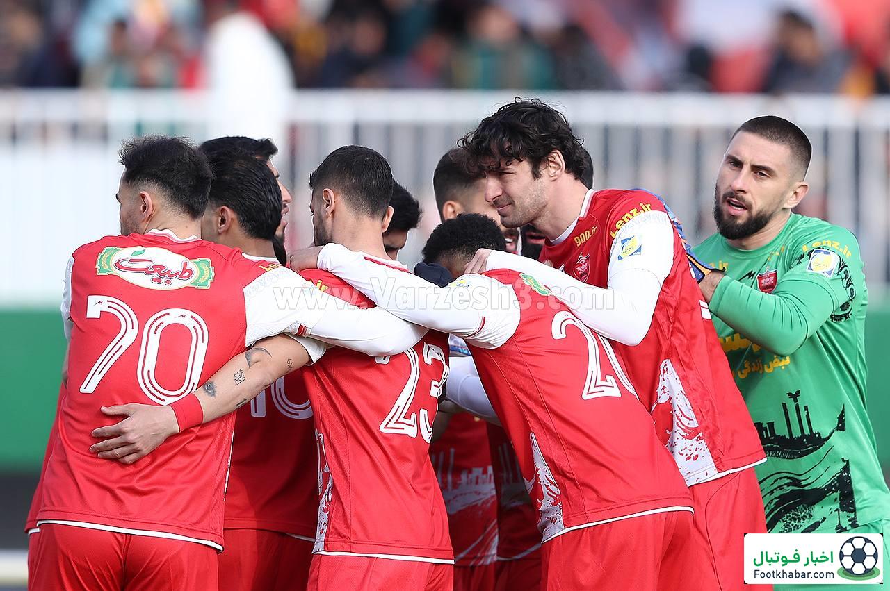 تهدید اثر نداشت: پرچم پرسپولیس در فولاد آره نا