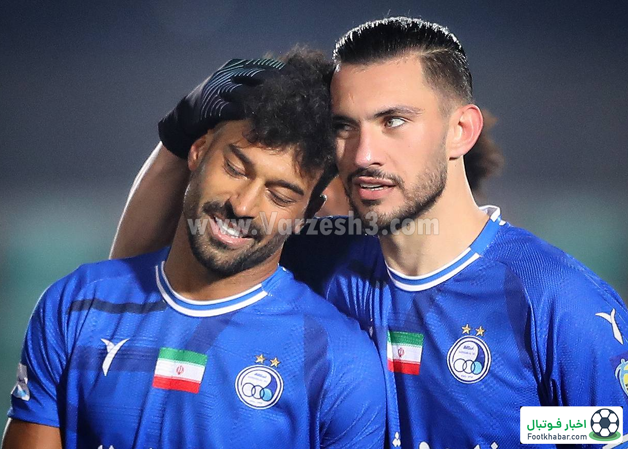 خنده‌های رامین، سوژه جذاب تمرین استقلال (عکس)