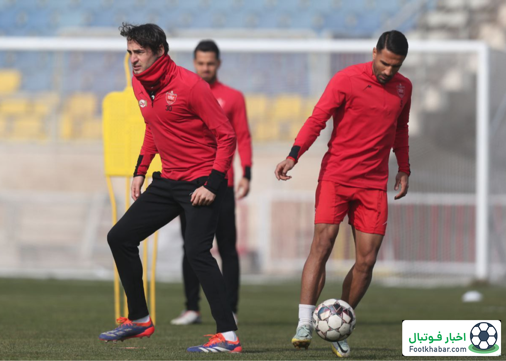 تمرین پرسپولیس با آنالیز ویدیویی تاکتیک سپاهان!