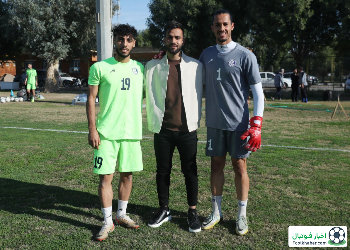 خداحافظی وینگر استقلالی‌ها با دیگر بازیکنان (عکس)