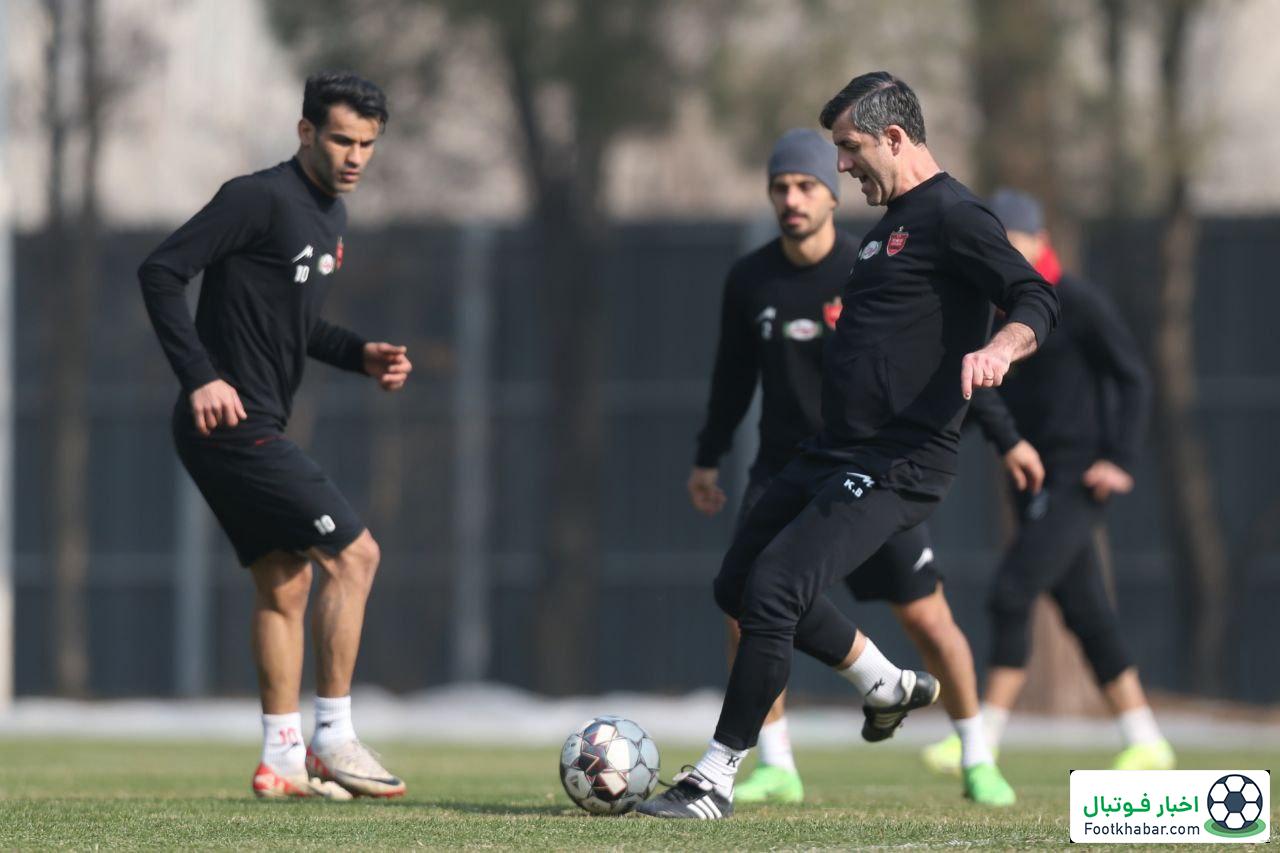 تمرین پرسپولیس با نظر کادرفنی تعطیل شد