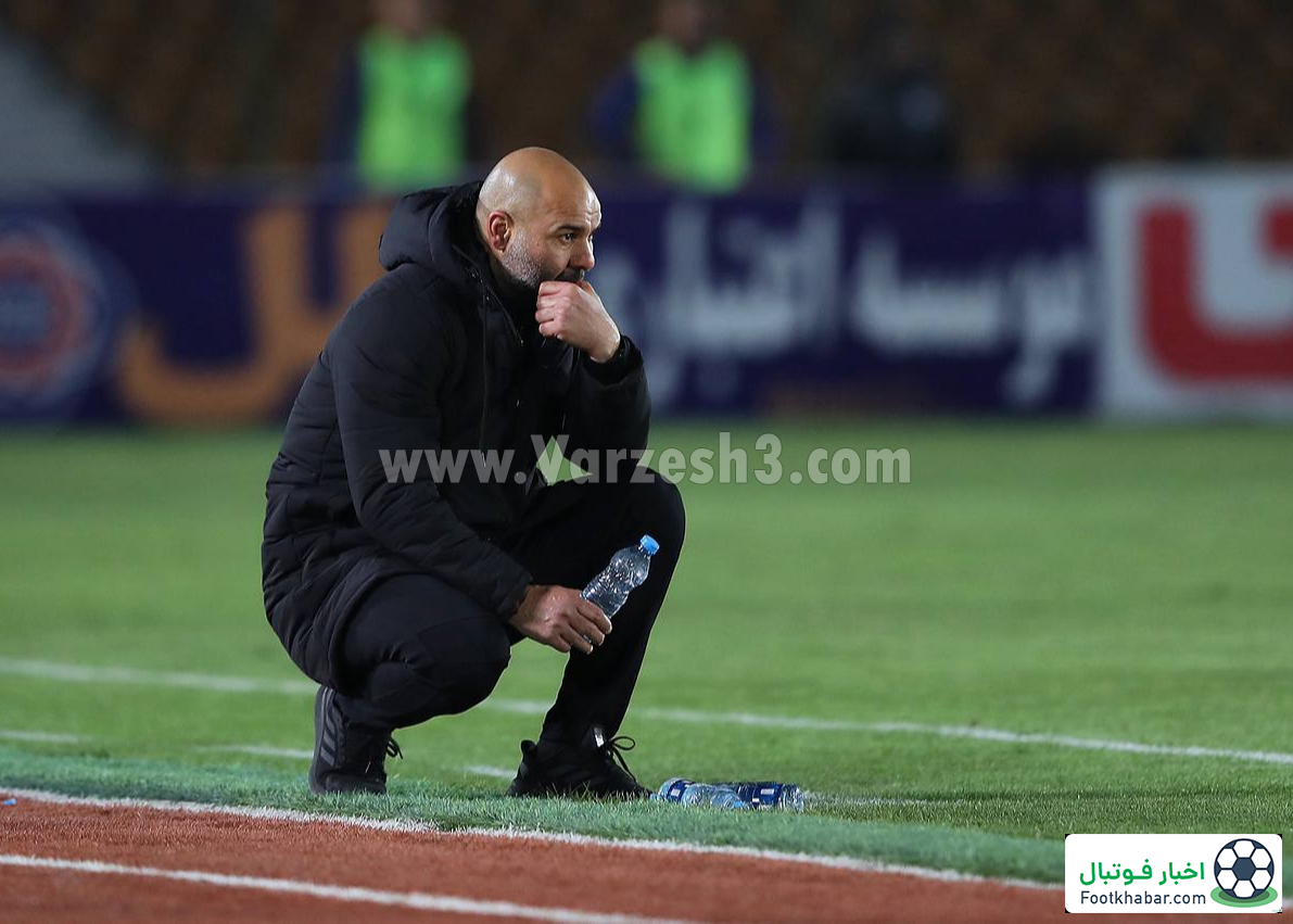 سهراب و تمرین تمرکز مابین بازی حساس (عکس)