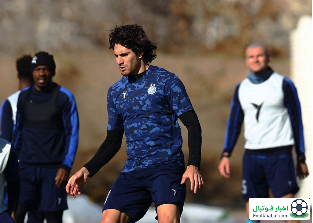 مهاجم خارجی استقلال جدایی را برنمی‌تابد! (عکس)