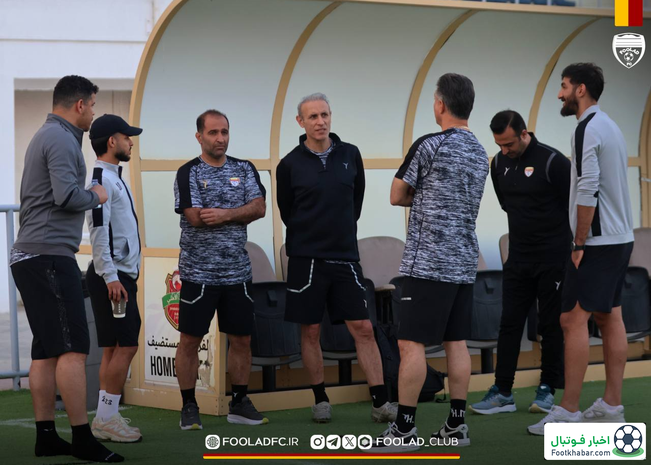 قایدی و مغانلو در اردوی فولاد در دبی