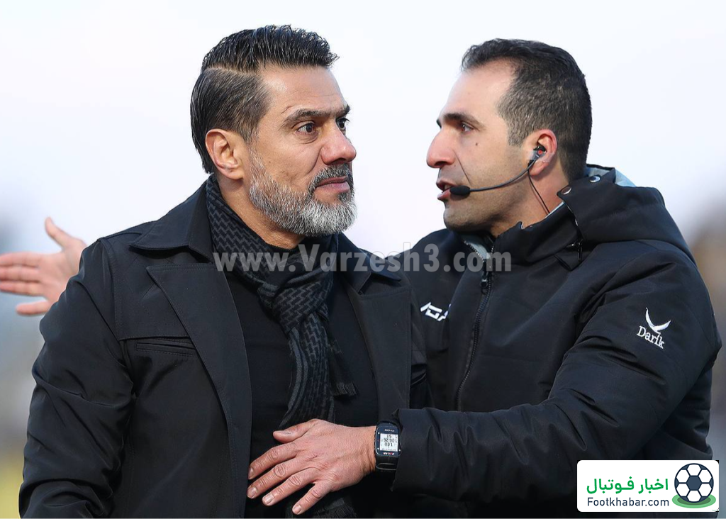 پیروانی، خشم و اعتراض به پیام حیدری (عکس)