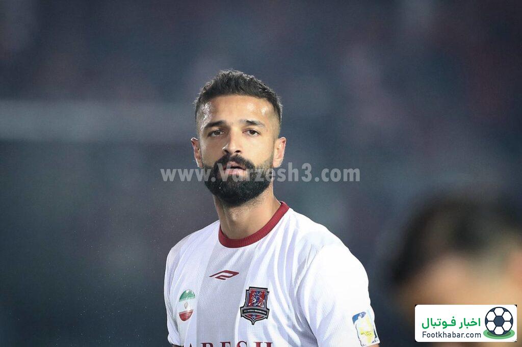 آخرین قدم سهرابیان بر چمن وطنی (عکس)