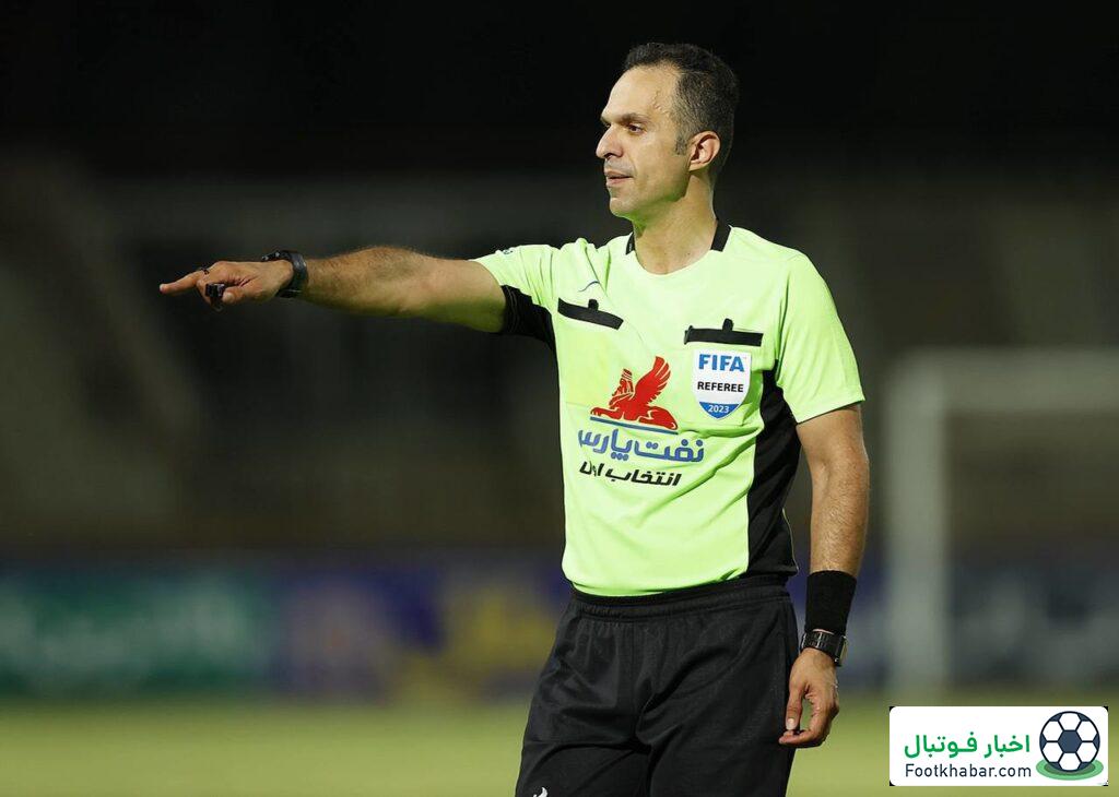 بیژن حیدری در تیم داوری دیداری از لیگ نخبگان