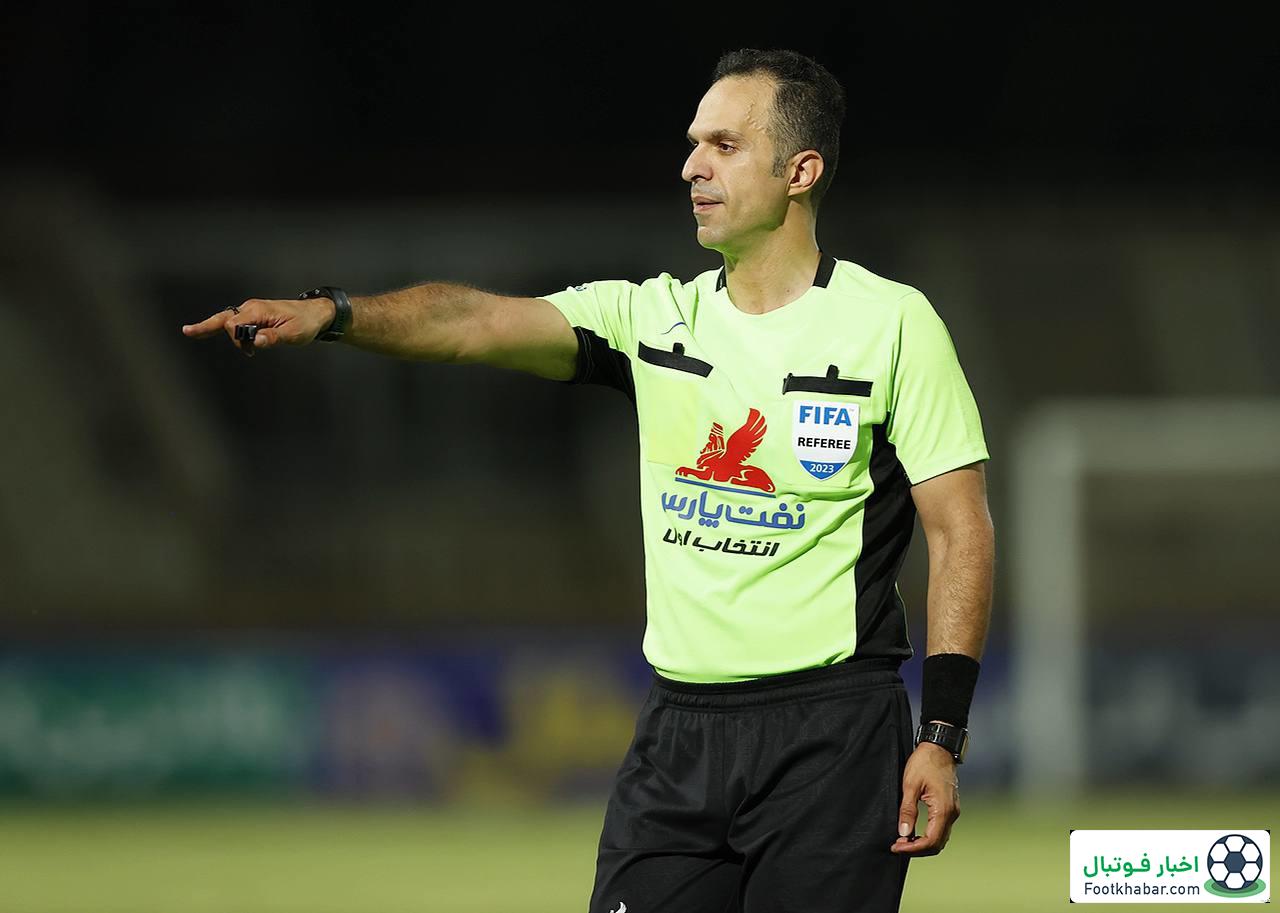 بیژن حیدری در تیم داوری دیداری از لیگ نخبگان