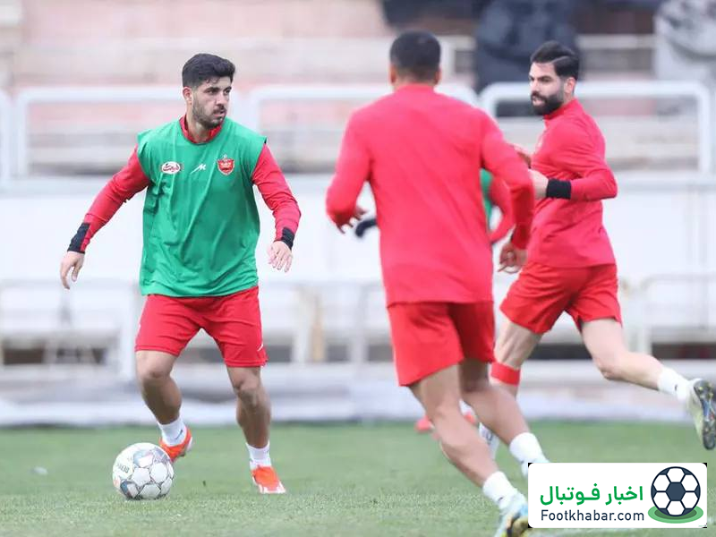 هافبک پرسپولیس سریعا از تمرین رفت