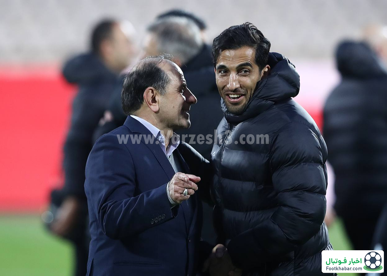 ستاره محبوب پرسپولیس خودش را به مهمانی رساند!