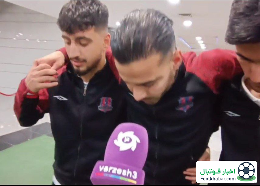 تصاویر نگران‌کننده از وینگر نساجی بعد بازی با فولاد