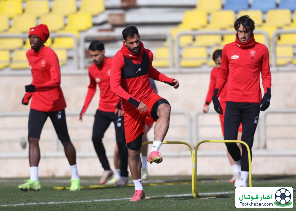 آنالیز ویدیویی تراکتور در تمرین پرسپولیس