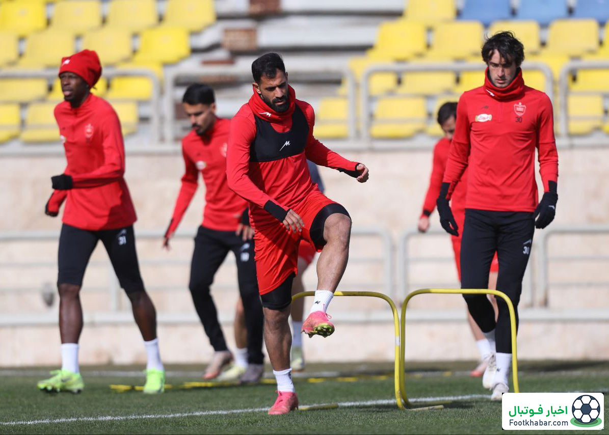 آنالیز ویدیویی تراکتور در تمرین پرسپولیس