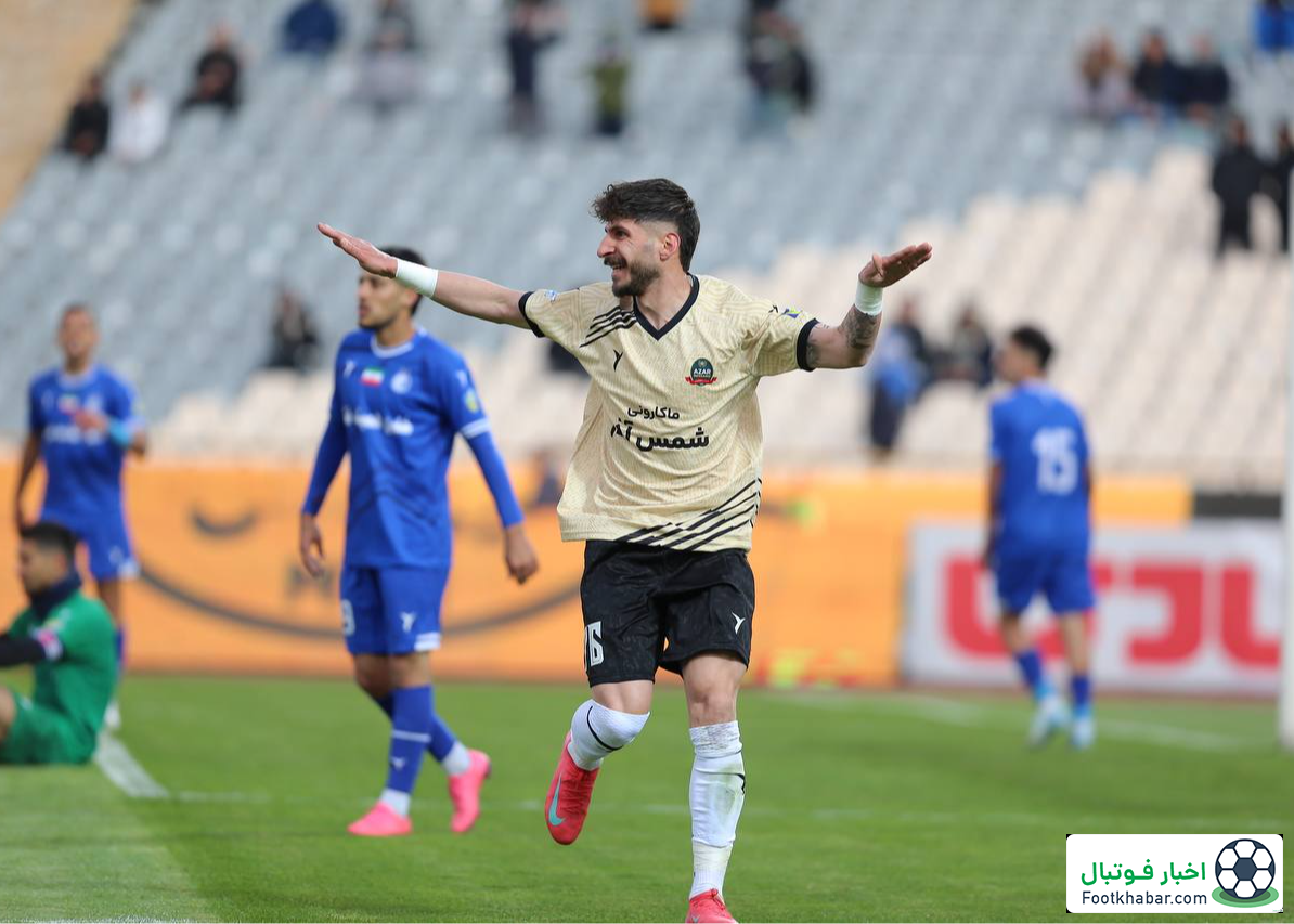 آزادی، ورزشگاه خوشبختی یک مدافع!(عکس)