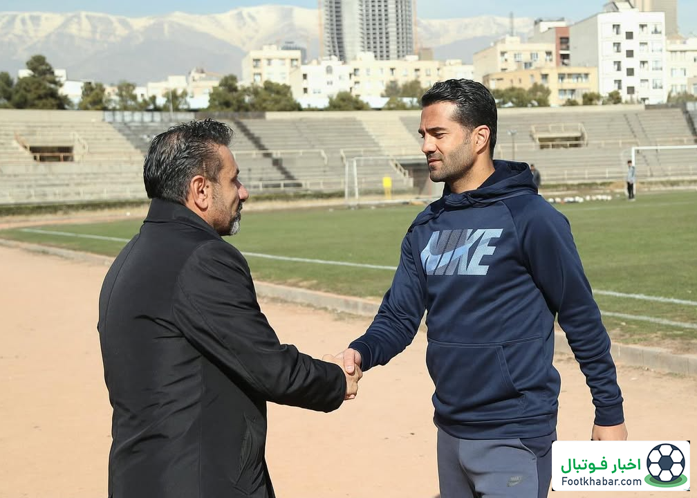 مسعود شجاعی در موقعیت صلح با مدیرعامل!(عکس)