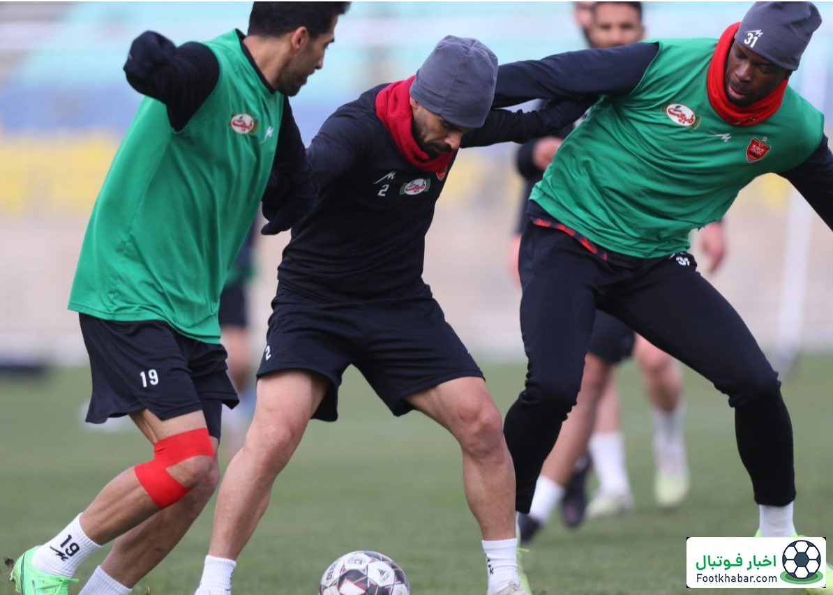 تمرین و ریکاوری پرسپولیس بعد از شکست تلخ