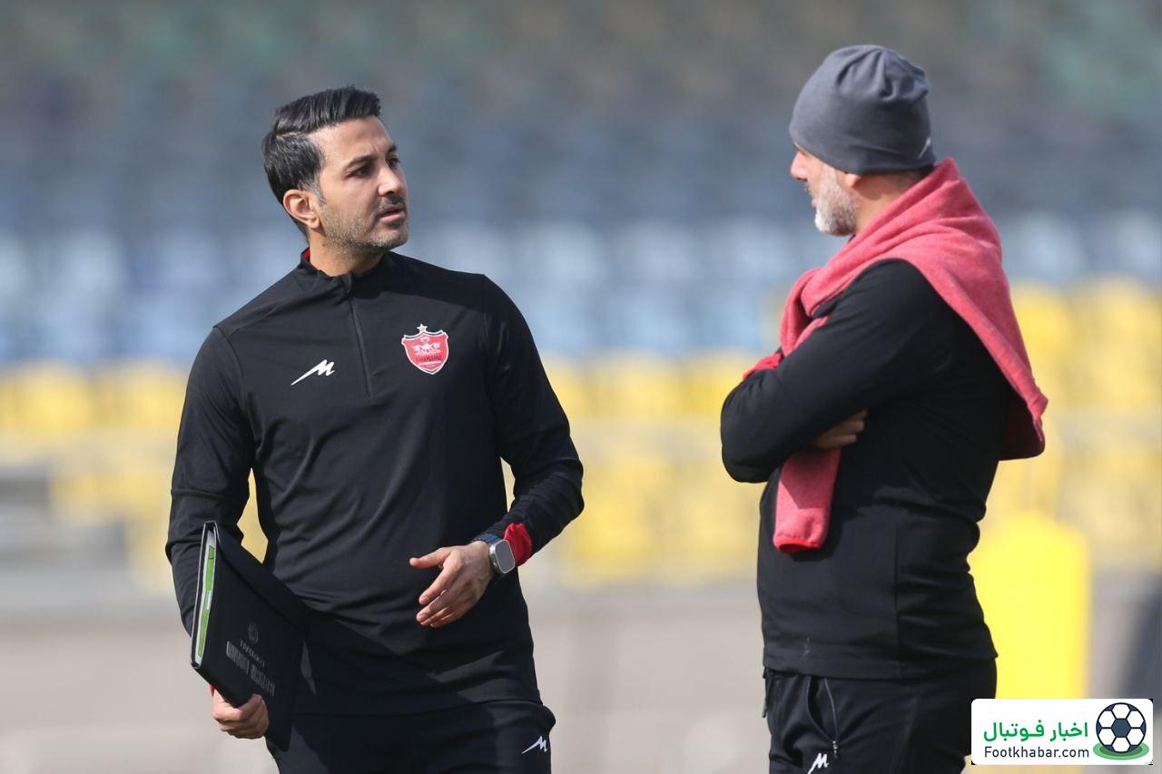 مربیان پرسپولیس در انتظار سرمربی (عکس)