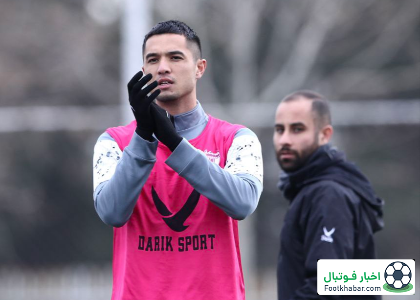 اولین تمرین بازیکن نیوزیلندی زیر نظر امید روانخواه