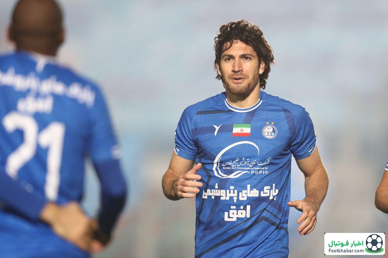 آخرین حضور مهاجم استقلال در بازی فردا