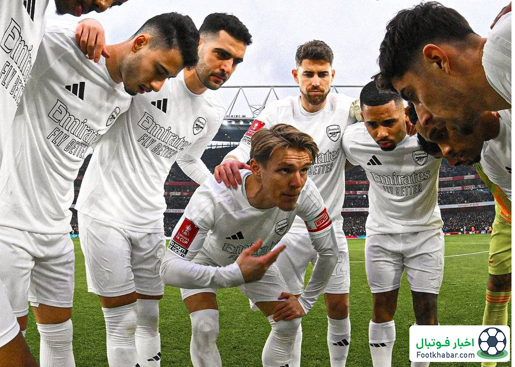 آرسنال علیه خشونت با پیراهن تمام سفید (عکس)‏