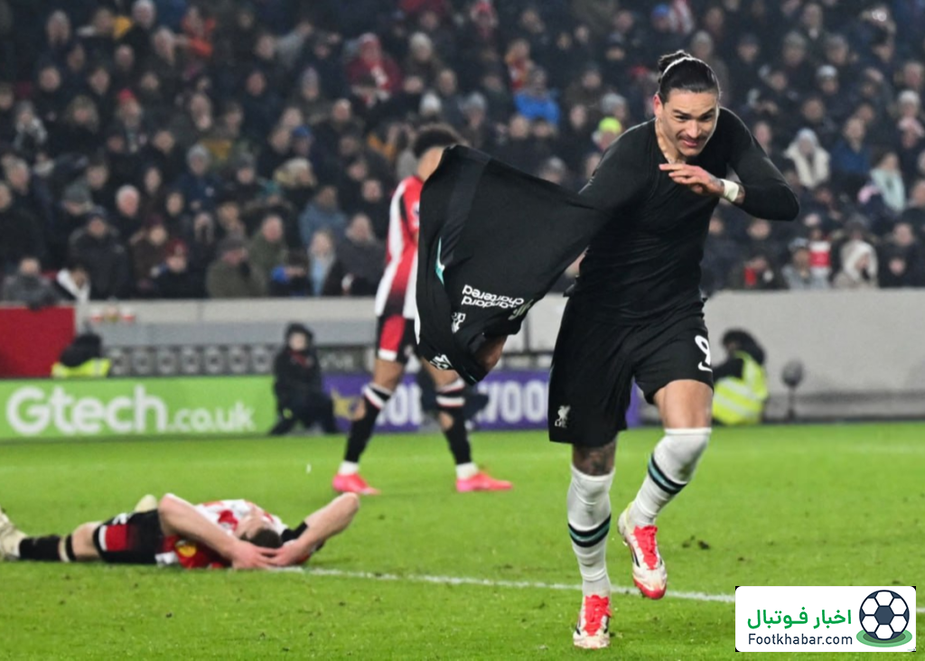 ادای احترام داروین نونیز به لئو مسی (عکس)‏