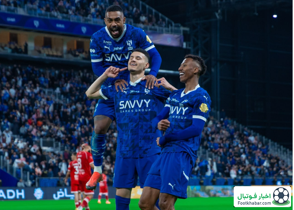 الهلال ۴-۱ الوحده: آبی‌ها بی‌رحمانه می‌تازند