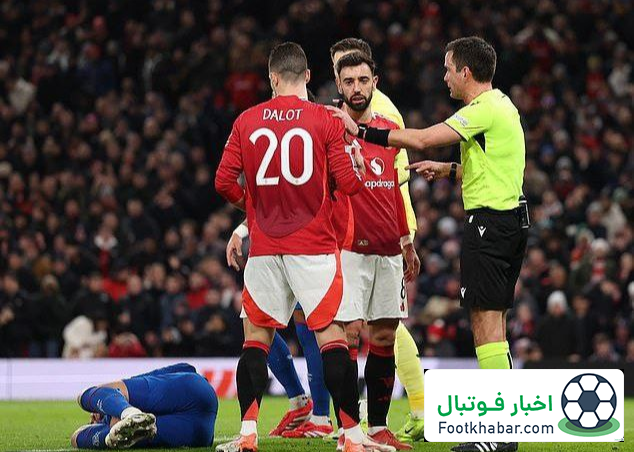 انتقاد از داور بازی یونایتد: اشتباه بزرگی کرد!
