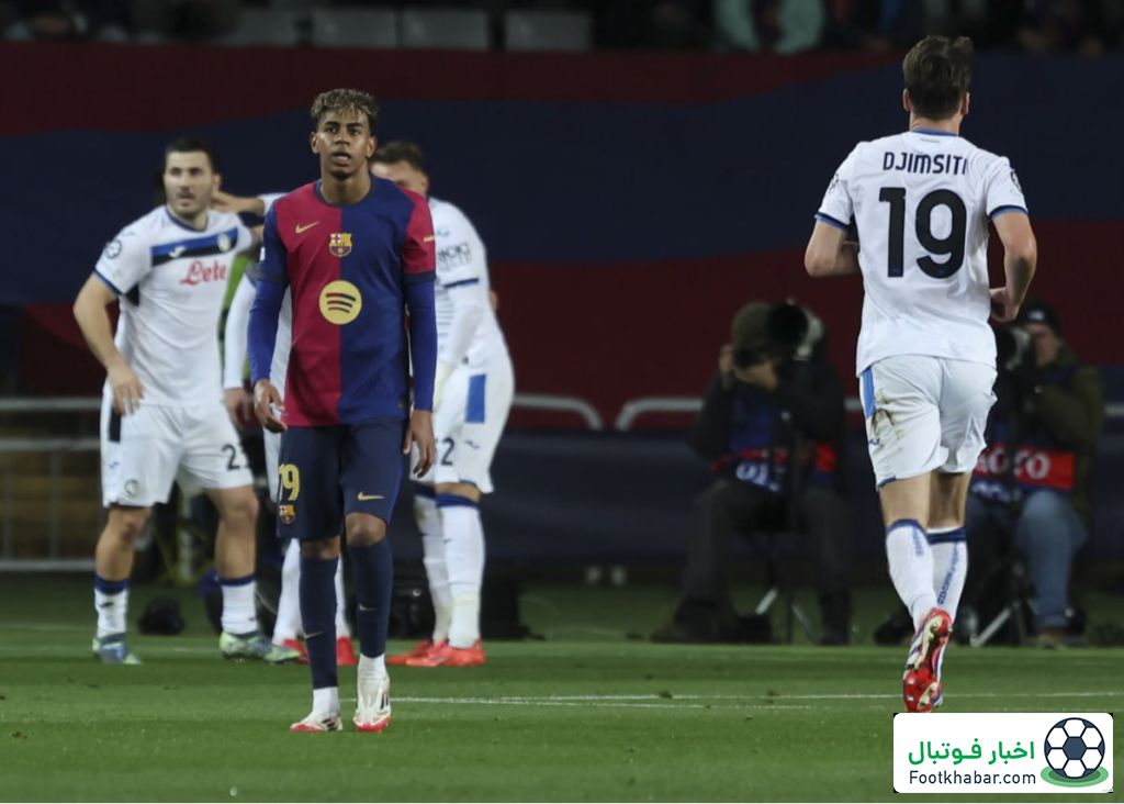 بارسا 2-2 آتالانتا: فرصت صدرنشینی پرید