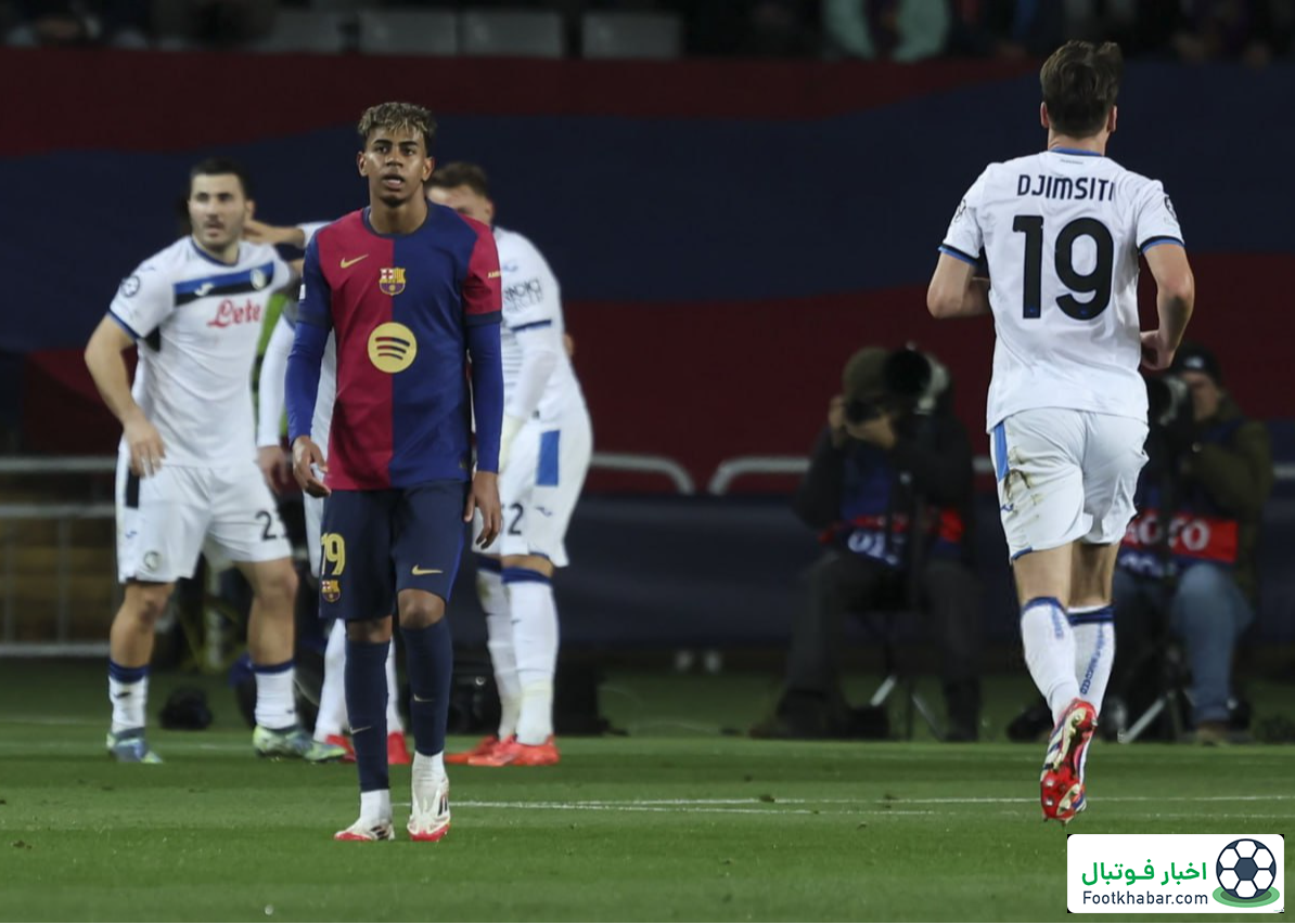 بارسا 2-2 آتالانتا: فرصت صدرنشینی پرید