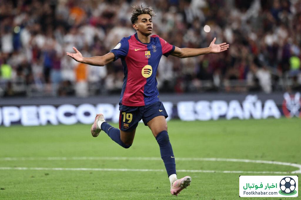 جشن پدر لامین یامال: پسرم شماره یک است!