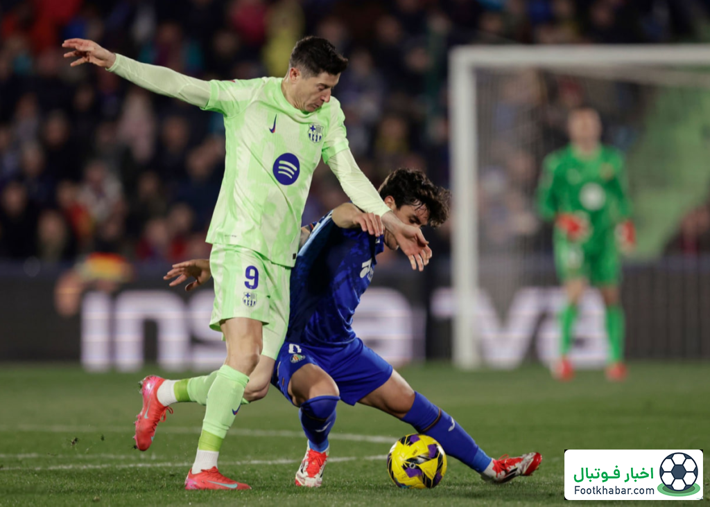 ختافه ۱-۱ بارسا: تساوی در زمین نفرین‌شده!