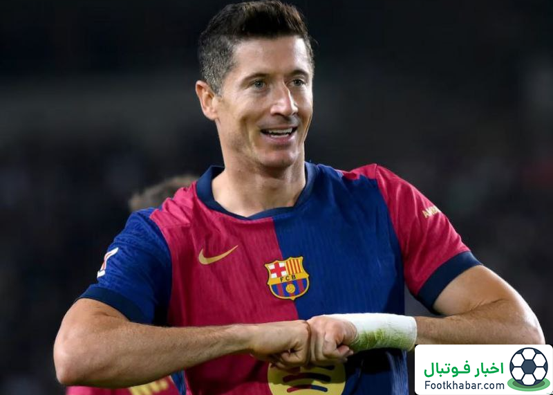 رونمایی از چهره مرگبار لواندوفسکی!