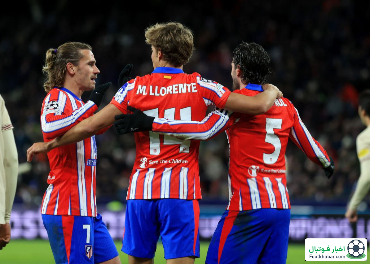 سالزبورگ 1-4 اتلتیکو: صعود مستقیم تیم سیمئونه