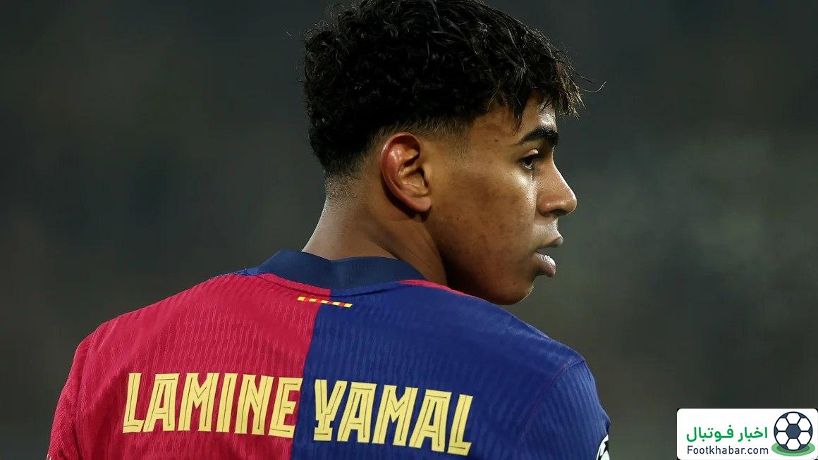 لامین یامال: تا ابد در بارسلونا می‌مانم