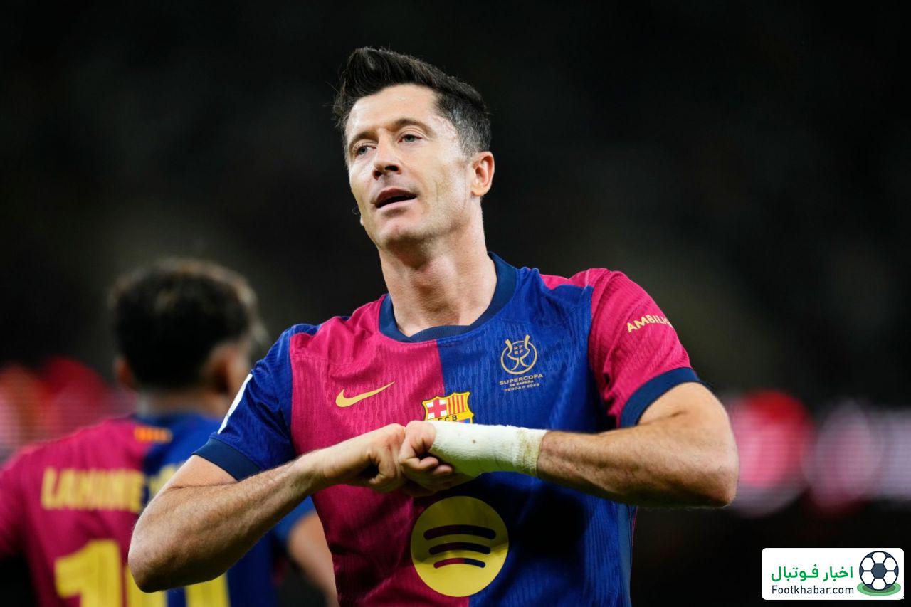 لواندوفسکی: بردن رئال در یک فینال هیجان‌انگیز است!