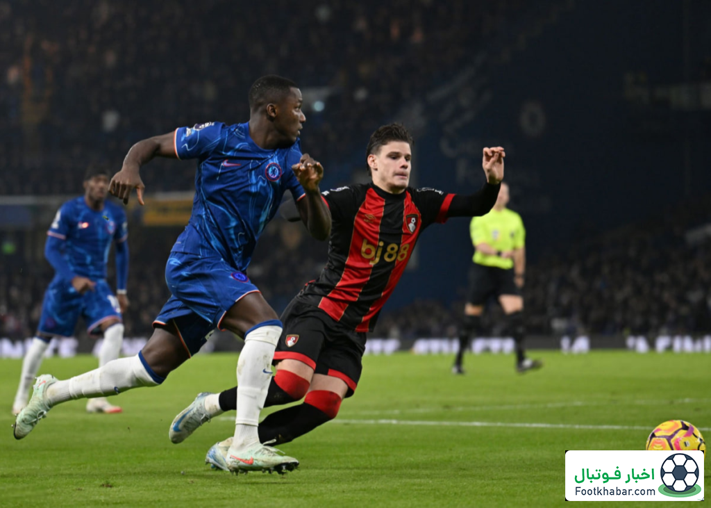 چلسی ۲-۲ بورنموث: تیم مارسکا هر هفته دورتر از صدر!