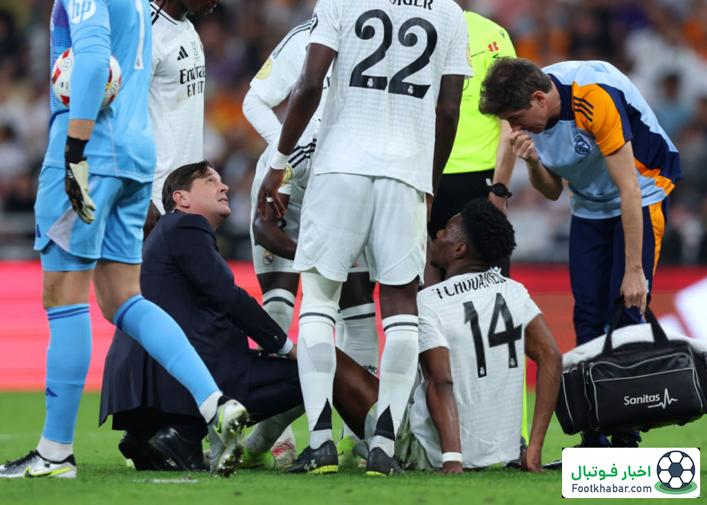 کادر پزشکی رئال نگذاشتند شوامنی در زمین بماند! (عکس)