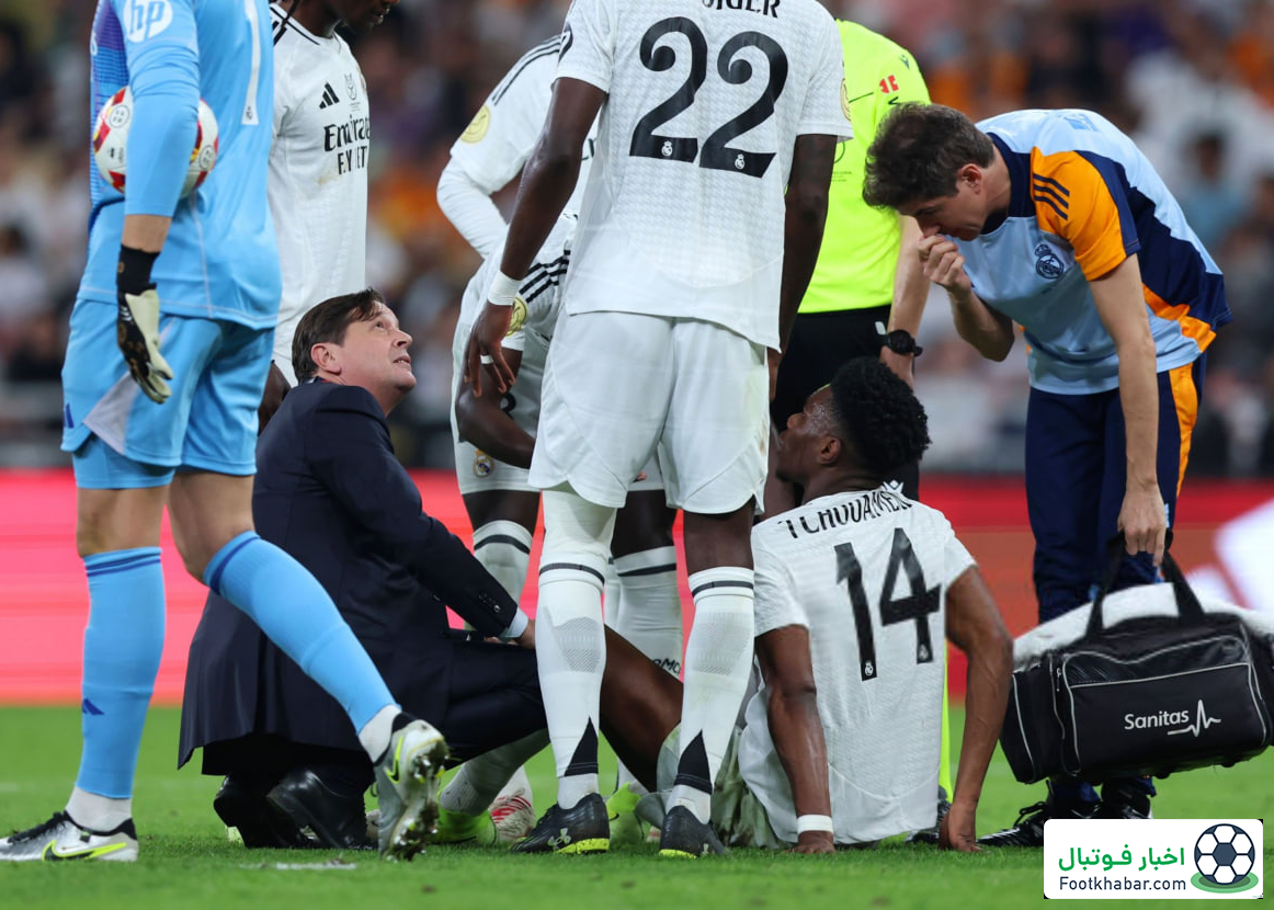 کادر پزشکی رئال نگذاشتند شوامنی در زمین بماند! (عکس)