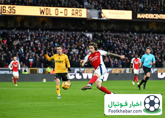 کالافیوری بازهم به موقع به داد آرتتا رسید (عکس)