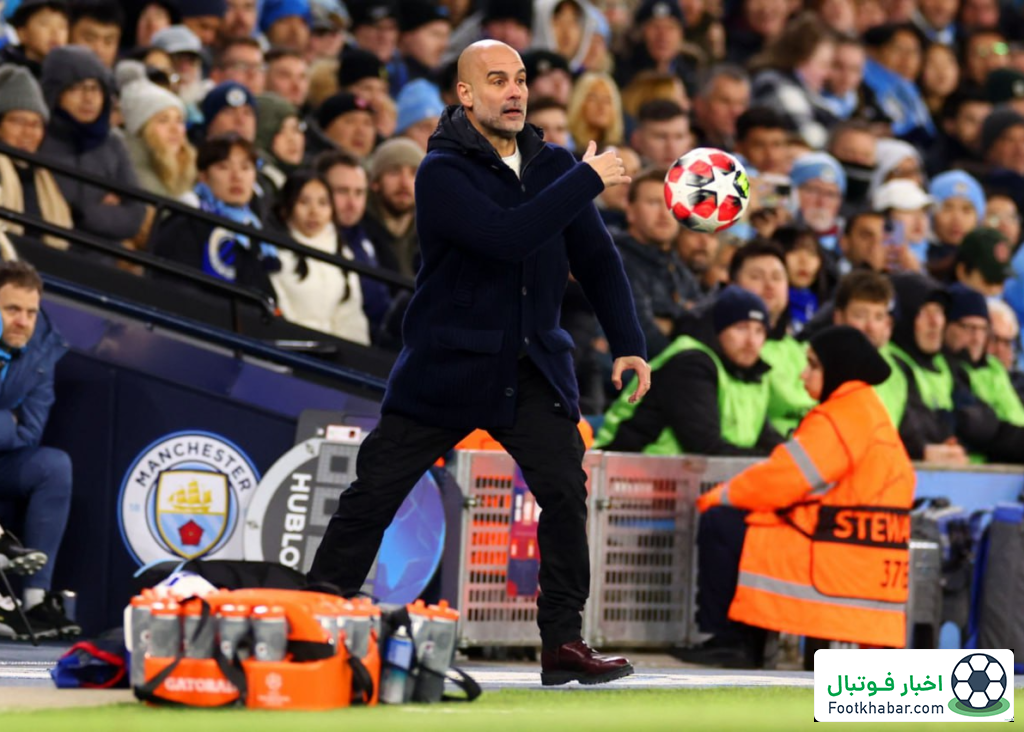 گواردیولا سرمربی حریف را هدف گرفت! (عکس)‏