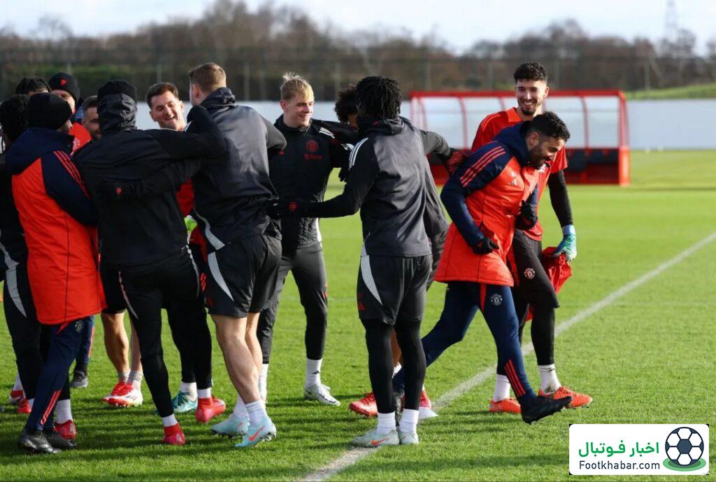 یونایتدها برای آموریم جشن تولد گرفتند! (عکس)