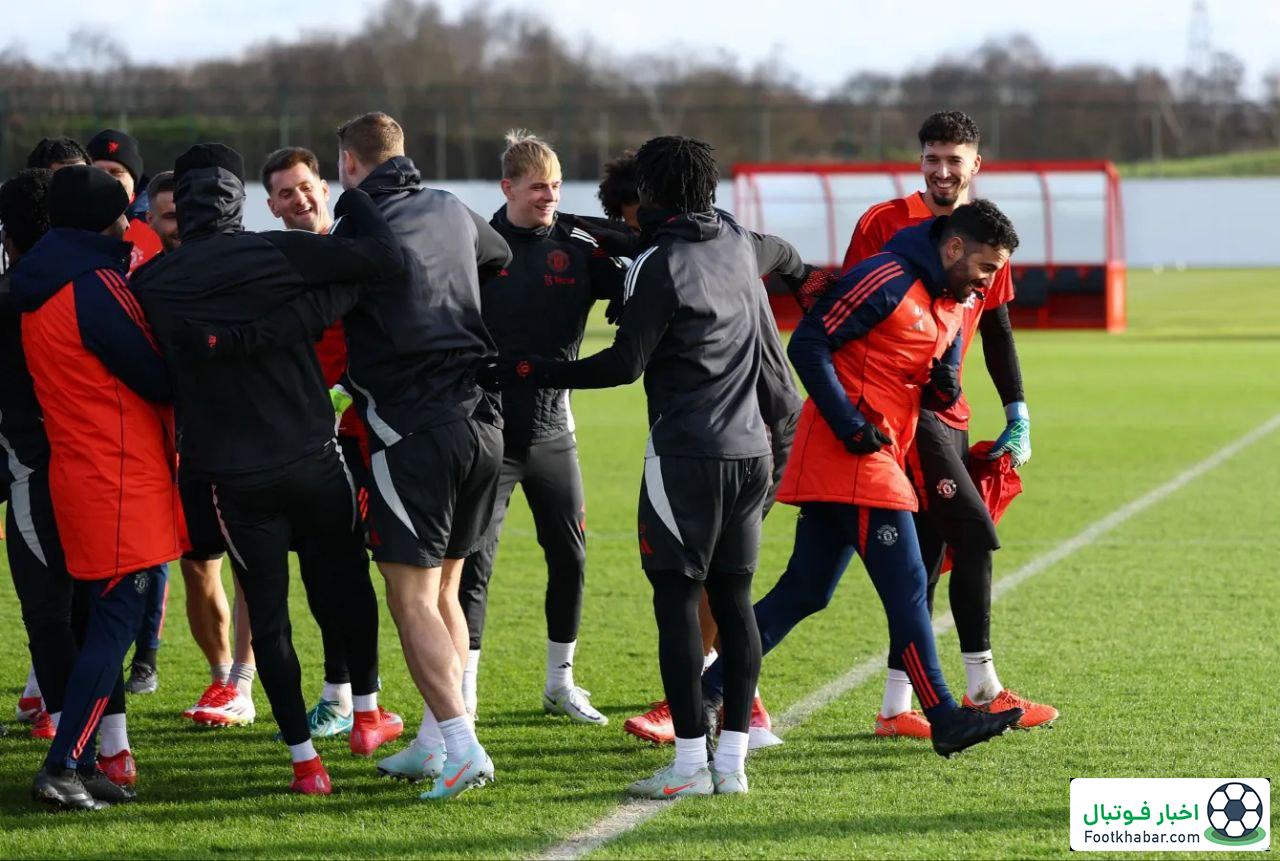 یونایتدها برای آموریم جشن تولد گرفتند! (عکس)