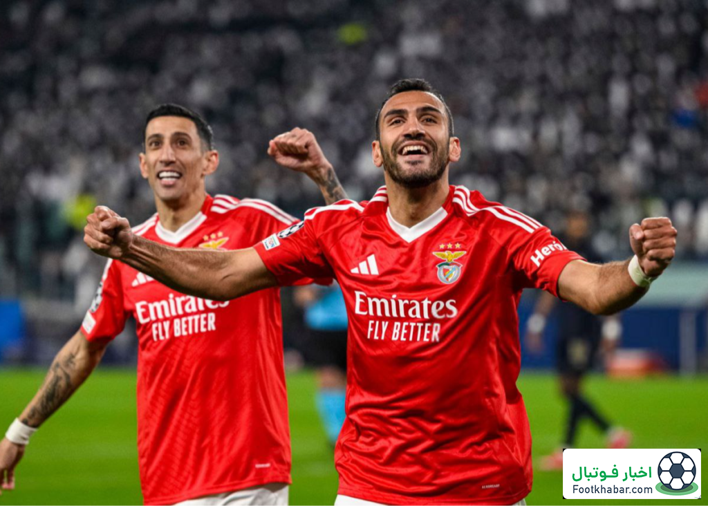 یووه ۰-۲ بنفیکا: تیم ناامید موتا در پلی‌آف سی‌ال