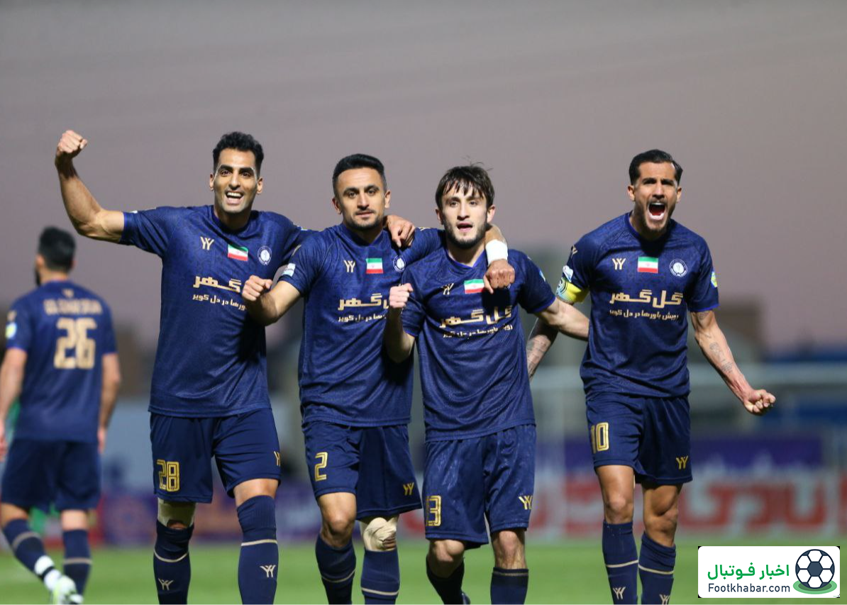 گلگهر با نشان ملی مقابل پرسپولیس (عکس)