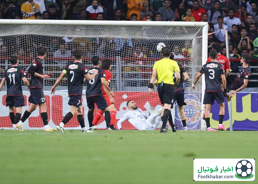 هشت پرسپولیسی و بدرقه توپ با نگاه به دروازه!